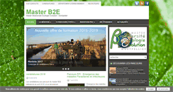 Desktop Screenshot of masters-biologie-ecologie.com